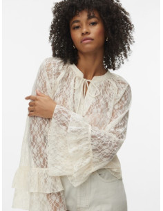 VmLoulou Flounce Top | Cloud