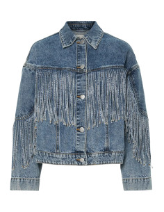 YasAiko Fringe Jacket | MedBlue