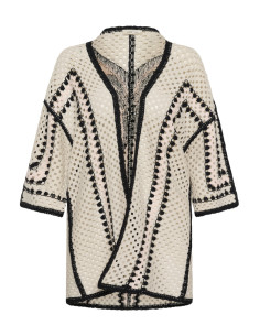 CRFRee Crochet Kimono | Pale 2