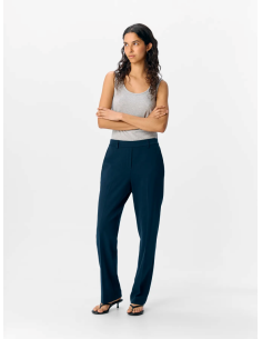 ObjLisa Straight Pant | Sky