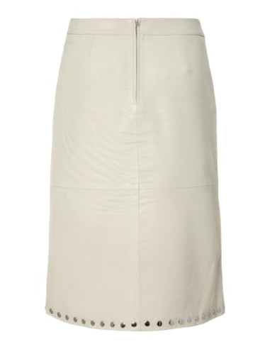 YasJuniper Leather Skirt | Fog