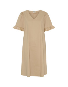 Sigga Flounce Dress | Camel