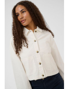 CRBerta Twill Jacket | White