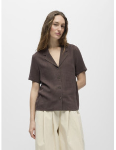 ObjSanne S/S Shirt | Brown