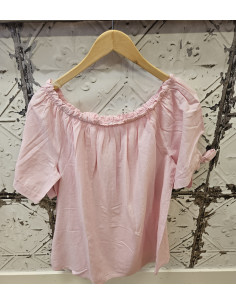 Vicky Oda Blouse | Rose