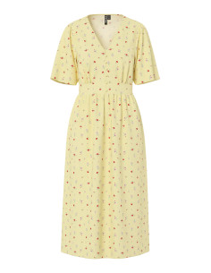 PcTala Midi Dress | Vanilla