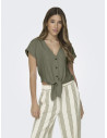 OnlSiesta Knot Shirt | Green
