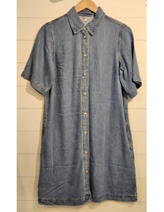 ObjFrame 2/4 Denim Dress | Blue