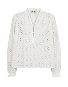 MmTazzin Embo Blouse | White