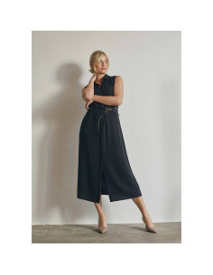 Pearl Belt Dress | Black