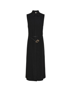 Pearl Belt Dress | Black 2