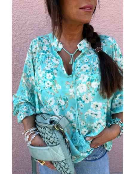 Susanne Blouse | Turquoise