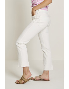 Kim Pocket Denim | White 2