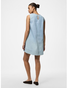 PCFlora Mini Dnm Dress | LtBlue 2