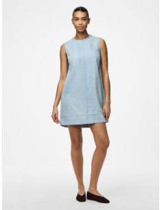 PCFlora Mini Dnm Dress | LtBlue