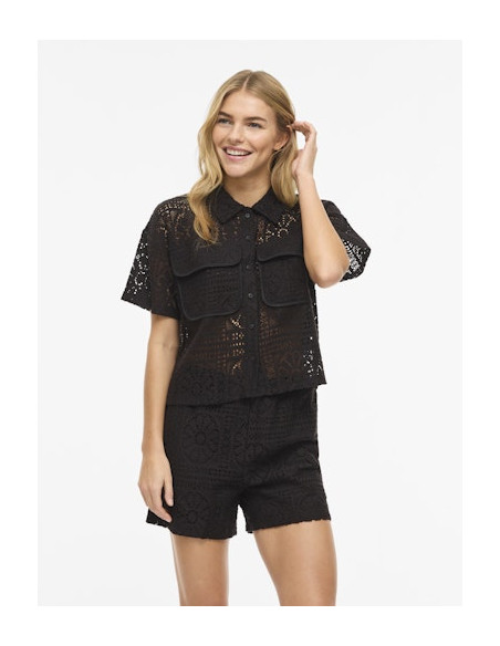 ViMerinda 2/4 Shirt | Black