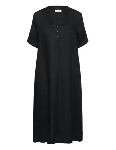 CrBellis Caftan Dress | Black 2
