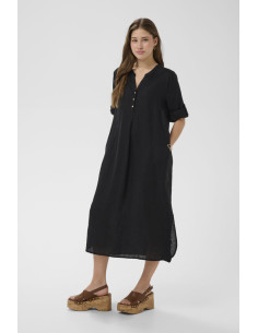CrBellis Caftan Dress | Black