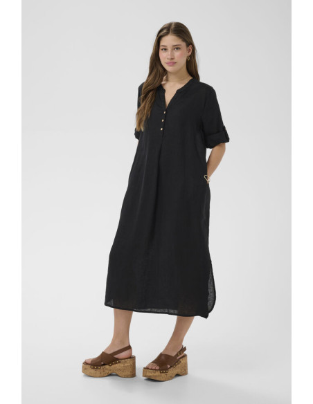 CrBellis Caftan Dress | Black