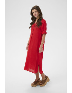 CrBellis Caftan Dress | Red