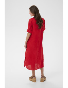 CrBellis Caftan Dress | Red 2