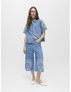 ObjJidda Denim Shorts | LtBlue