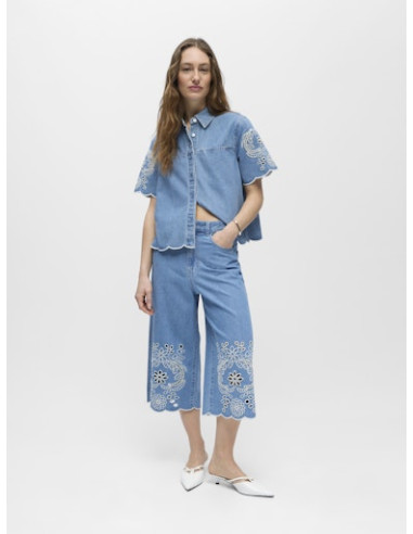 ObjJidda Denim Shorts | LtBlue