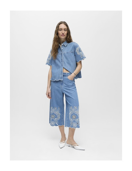 ObjJidda Denim Shorts | LtBlue