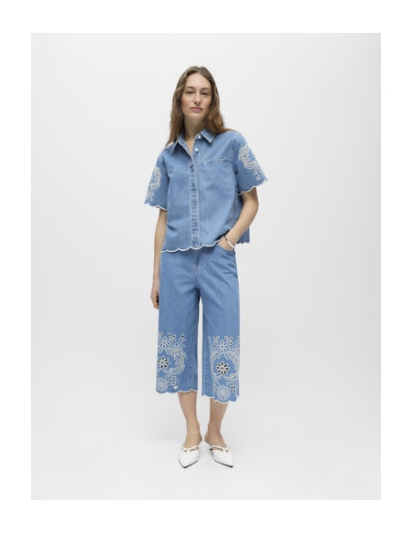 ObjJidda Denim Shirt | LtBlue