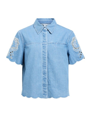 ObjJidda Denim Shirt | LtBlue