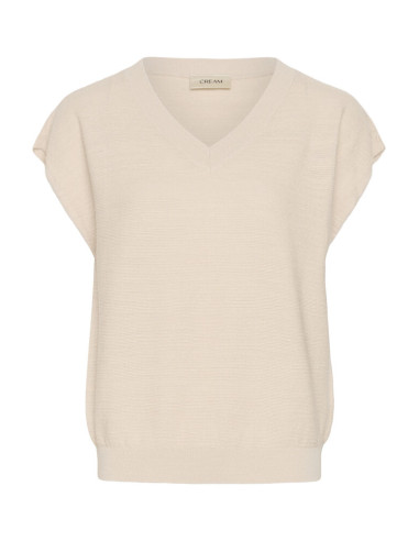 CrEvisa Knit Blouse | Pale
