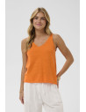 CrEvisa Knit Top | Orange