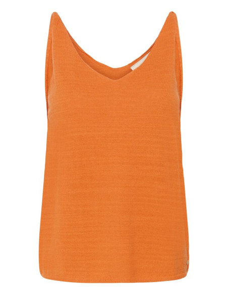 CrEvisa Knit Top | Orange