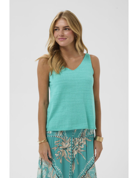 CrEvisa Knit Top | Ceramic