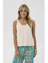 CrEvisa Knit Top | Pale