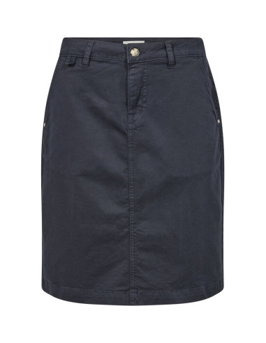 CRBerta Twill Skirt | Navy