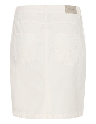 CRBerta Twill Skirt | White