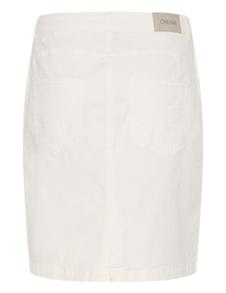 CRBerta Twill Skirt | White