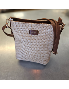Väska strå | Beige