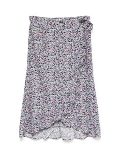 VmAlba Wrap Skirt  | Navy