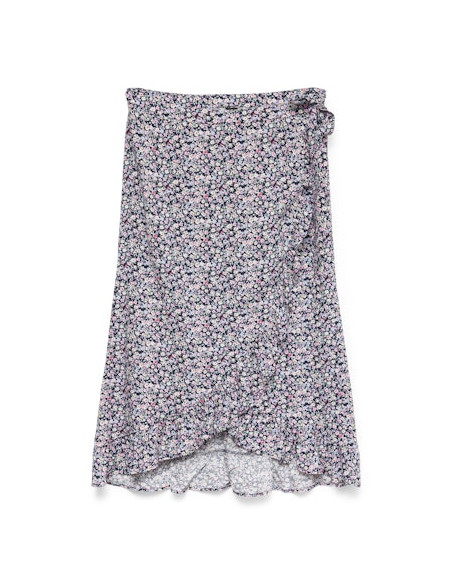 VmAlba Wrap Skirt  | Navy
