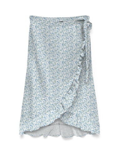VmAlba Wrap Skirt | White