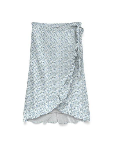 VmAlba Wrap Skirt | White