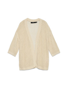 VmBreezy 3/4 Open Cardigan | Birch