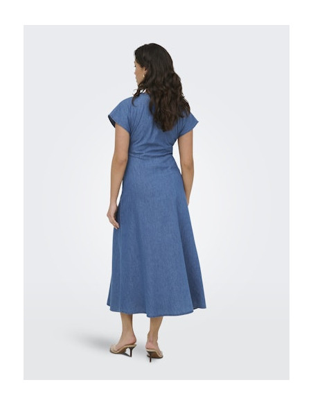 OnlNova Long Dress | MedBlue