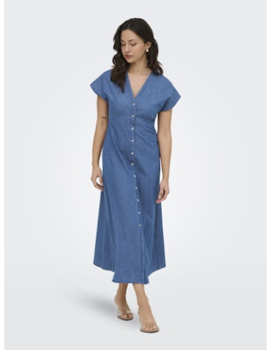 OnlNova Long Dress | MedBlue