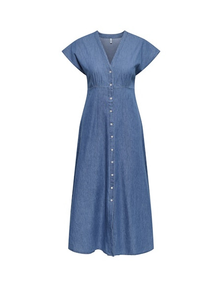 OnlNova Long Dress | MedBlue