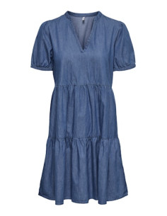 OnlNova S/S Thea Dress | MedBlue
