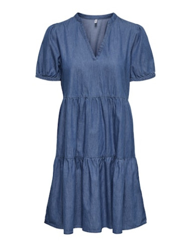 OnlNova S/S Thea Dress | MedBlue