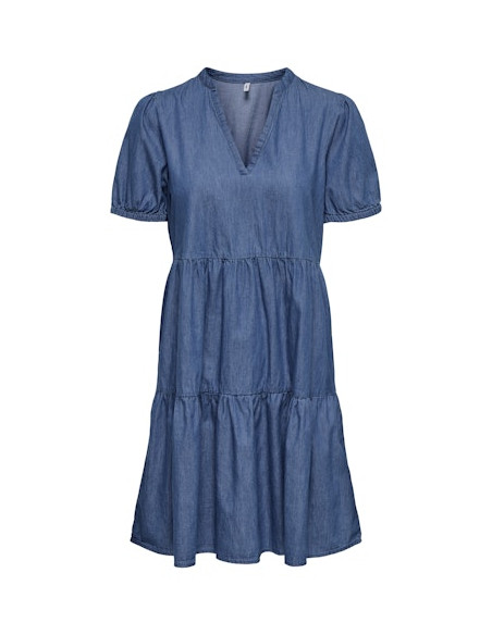 OnlNova S/S Thea Dress | MedBlue